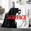 1pc Scarface Soft Flannel All-Season Throw for Home, Office, Outdoor UseDurable Comfort  100573