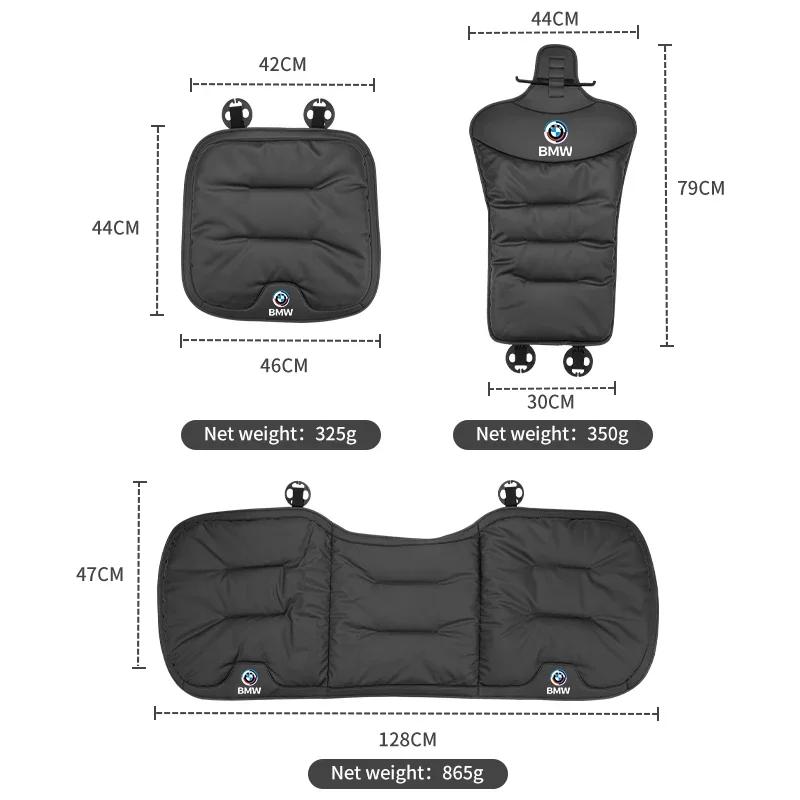 Car Sticker 2025 Hot New Luxury Car Velour Leather Cushion Breathable Back Seat Cushion Seat Cover For BMW X3 X5 M5 M3 E46 E90 E