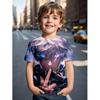 4-15 Years Old T Shirts Cartoon Comfortable Polyester Boys Girls Children Long Sleeve T-Shirt Cartoon 3D Printed T Shirt Kids Clothing