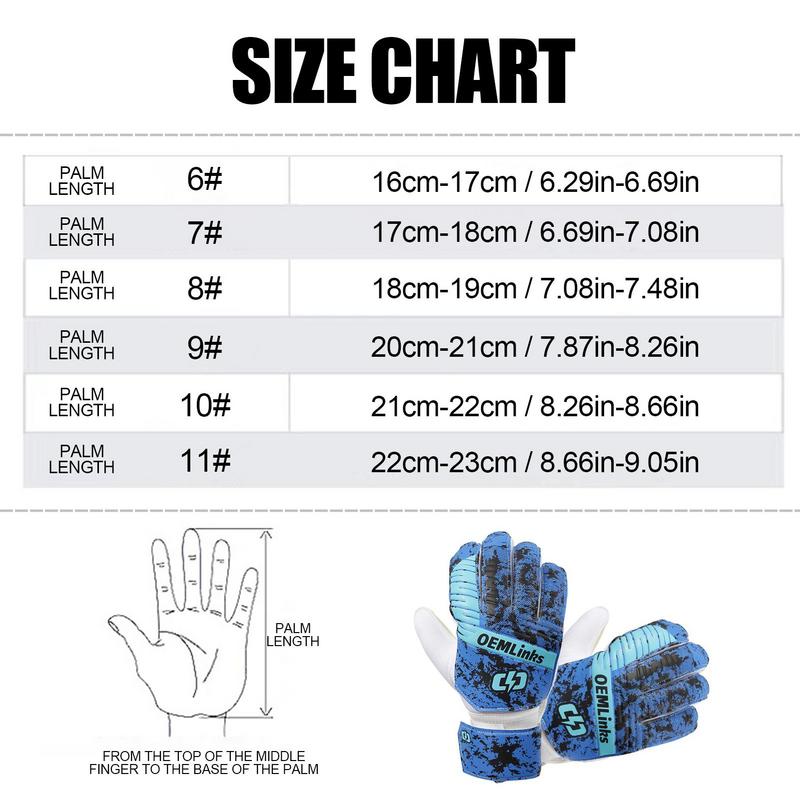 Профессиональные вратарские перчатки, футбольные перчатки, противоскользящие дышащие утолщенные профессиональные вратарские перчатки для защиты пальцев