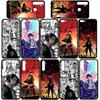 Для iPhone 16 15 Xiaomi Redmi Note 14 13 12 11 Pro Max X 8 16e Samsung Galaxy S25 S24 S23 Moto OPPO Huawei Levi Eren Jaeger Атака титанов логотип чехол