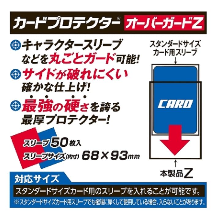 YANOMAN Протекторы для карт Overguard Z Набор из 4 штук