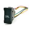 1PC Red LED Light Car DRL Front Rear Fog Light Power On Off BSM Switch Button With Wire for Iveco Auto Accessories