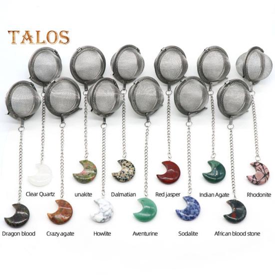 Ситечко для чая в форме луны, высокопрочный прочный горшок для специй, шаровое ситечко для чая для кофейни