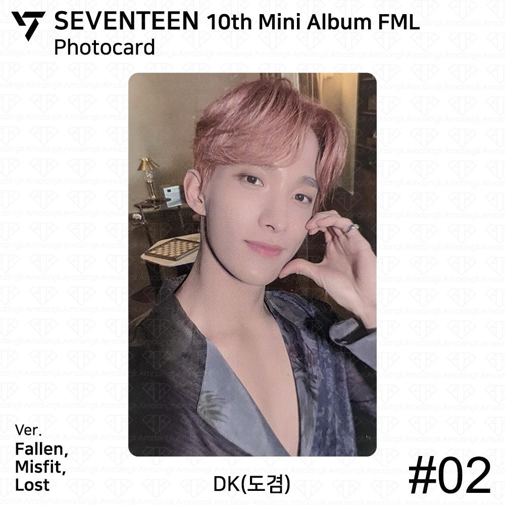 Seventeen 10-й мини-альбом FML Официальная фотокарточка K-POP KPOP Мингю Вону Хоши