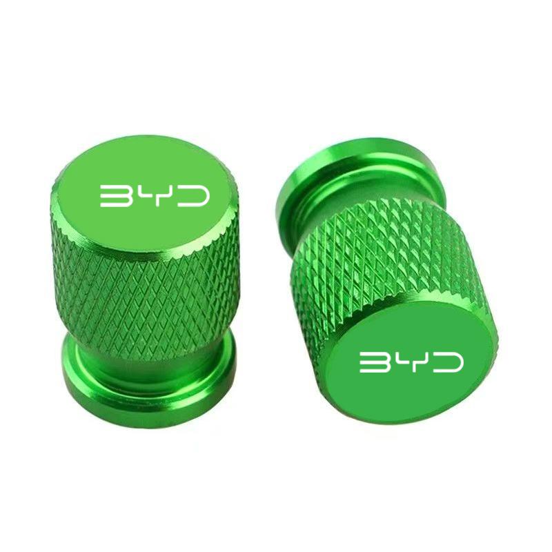 4pcs Aluminum Car Wheel Tire Valve Cap Covers For BYD Atto 3 Act 3 Tang F3 E6 Dmi Yuan Song plus CNSMZ6 EV2022 2023 Car Accessories