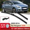 Автомобильные дворники RHD и LHD Передние дворники 32"+28R" Для Peugeot 5008 2009-2016 Подходят для кнопочного крепления Дворники лобового стекла Автоаксессуары