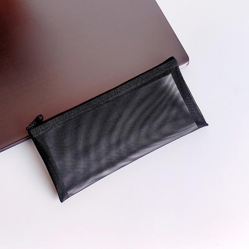 Косметичка, губная помада, сумки для хранения кистей для макияжа, студенческий прозрачный сетчатый пенал, дорожный косметический органайзер для женщин