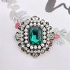 Elegant Clothing Fastener Fashion Accessory Clothing Jewelry Vintage Brooch Crystal Lapel Pin Gift for Woman Girls