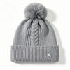 Warm Knitted Cap Windproof Beanie Hats Casual Pompoms Hat  Outdoor