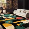 Modern Abstract Style Home Decoration Live Room Rug Non-slip Soft Bedroom Decor Bedside Carpet Easy Clean Sofa Table Mat Flannel