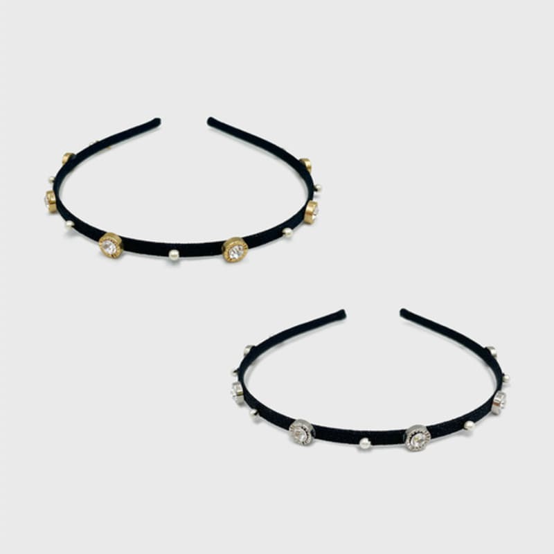 Жан Поль Кларисс Деко Кристалл Жемчуг Ободок для волос JC004HB