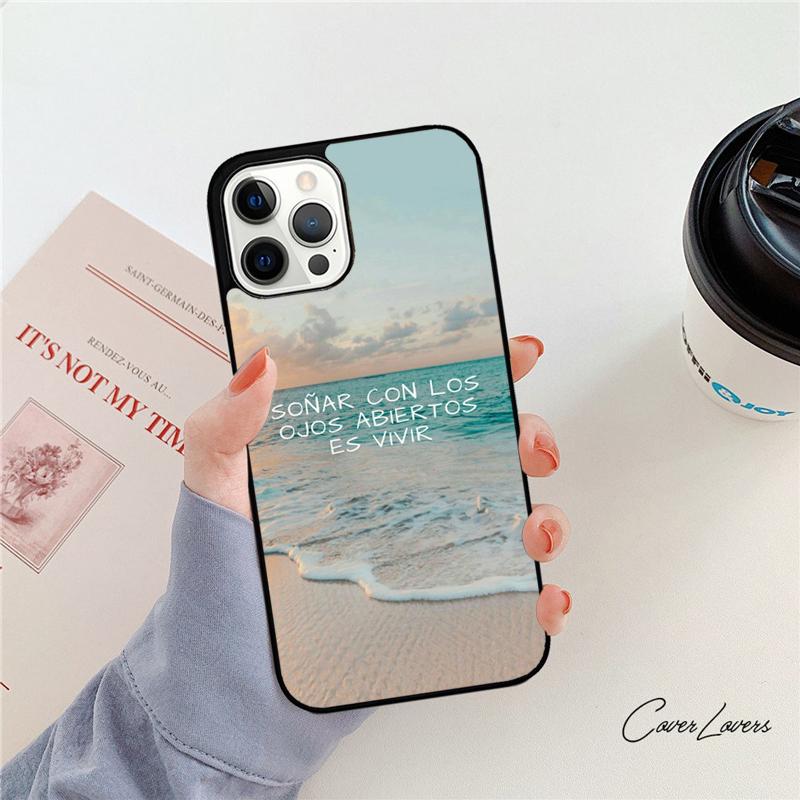 Чехол для телефона с испанскими цитатами Для Apple iPhone 17 Air 11 Pro Max Plus Coque Для iPhone 17 Air 14 15 16 13 12 Max Cover
