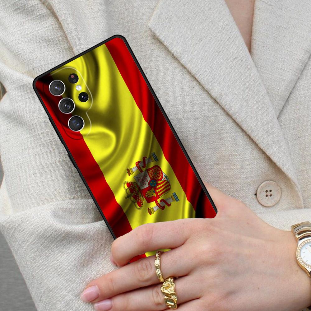 Чехол для телефона с гербом Испании для Samsung Galaxy S26 Ultra S25 S24 S23 S22 S21 S20 Note10