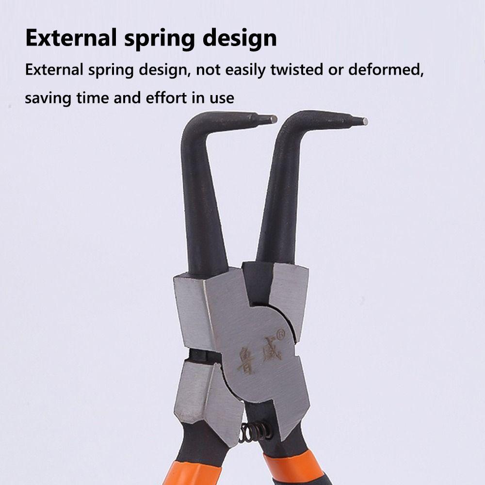 Hand Tool Snap Ring Pliers High Carbon Steel Snap Rings Puller Fishing Tool