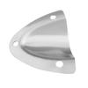 2Pcs Stainless Steel Vent 55mm Midget Clam Shell Wire Cable Vent Cover Boat Marine