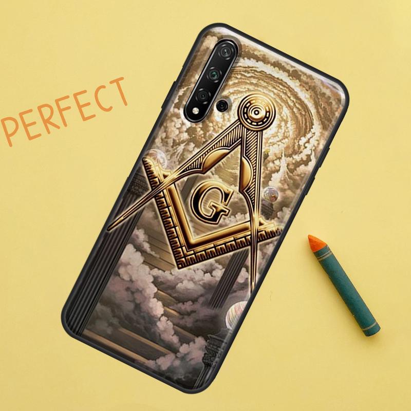 Логотип Символ Масонства Для Huawei Nova 12s 11i 7i 8i 12i Y73 Y70 Y90 Y60 Y72 Y61 Y91 9 10 SE P40 Lite P30 Pro Чехол