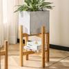 Home Decoration Wood Flowerpot Holder Floor-Standing Flower Pot Base Plants Stand  Home Office