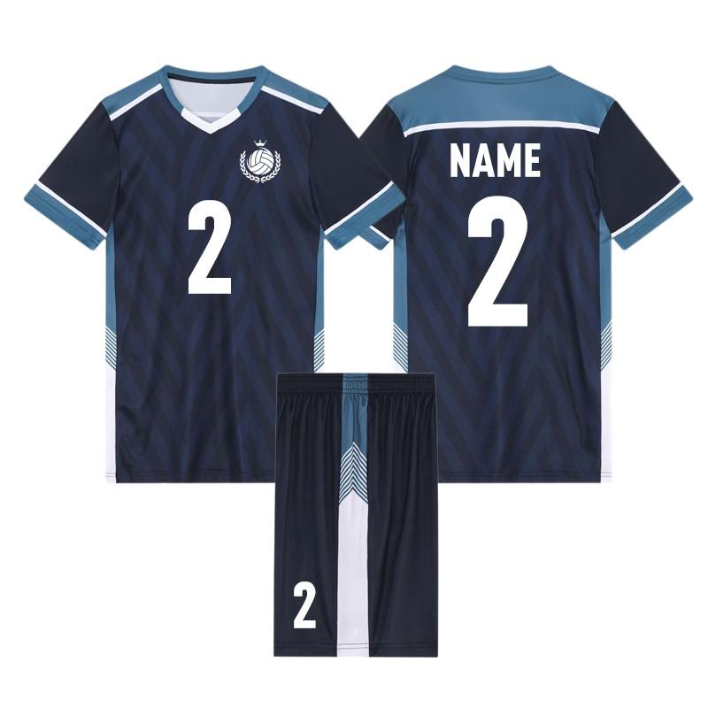 Quick Dry Volleyball Uniform Set Men Women Team Training Competition Short Sleeve Jersey