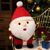 23-50CM Cute Santa Claus, Snowman, Elk, and Granny Plush Toys - Soft Christmas Decor Dolls for Baby and Kids Gifts