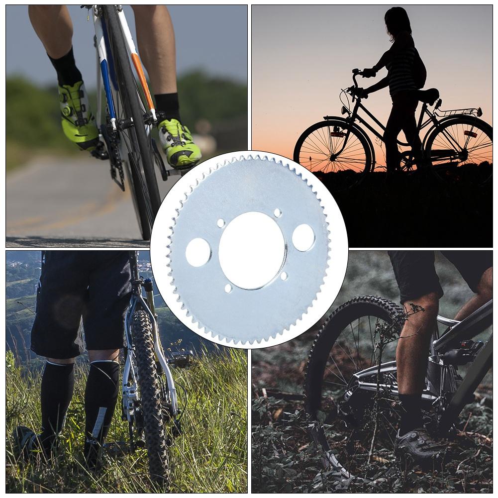 Звездочка для электросамоката 65 зубьев Цепь 4 отверстия Шатунная шестерня Пластина для цепи 25H