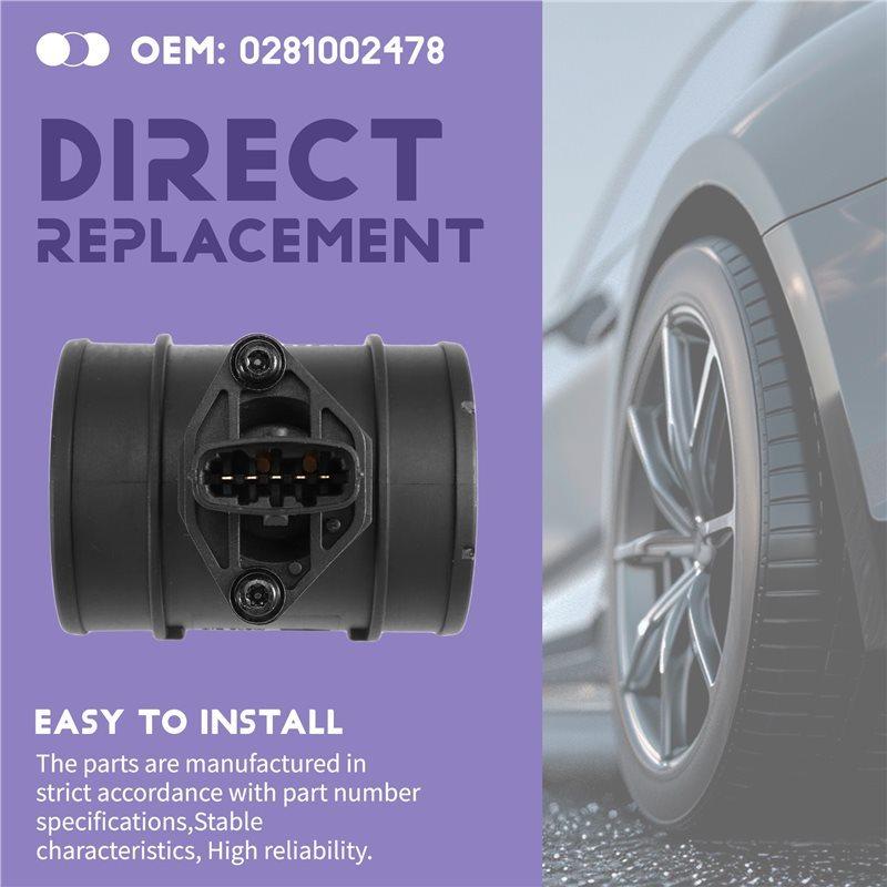 Для Opel Astra Zafira Vauxhall Zafira Mk I 2002- 2025 Автомобильный датчик массового расхода воздуха 0281002478 24437502