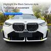 Подходит для BMW X3G45 2025 Углеволокно и черный Автомобильный Передний Бампер после Губы Сплиттер Спойлер Канард Крышка Накладка Декоративные Аксессуары