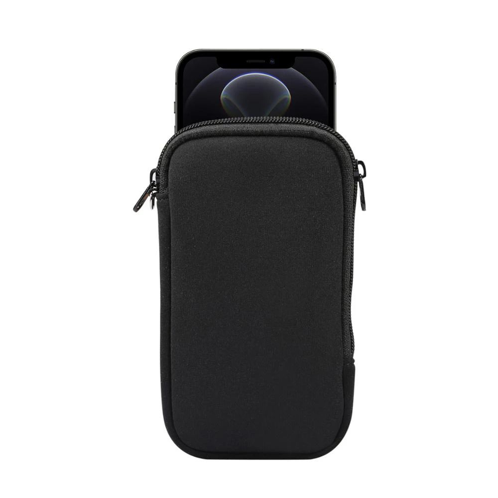 Organizer Shockproof Mobile Phone Case Neoprene Bag With Hanging Neck Mobile Phone Bag Earphone Bag