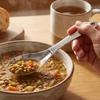 Thickened Soup Spoon with Hanging Hole Dessert Spoon Retro Style Fruit Spoon  Restaurant