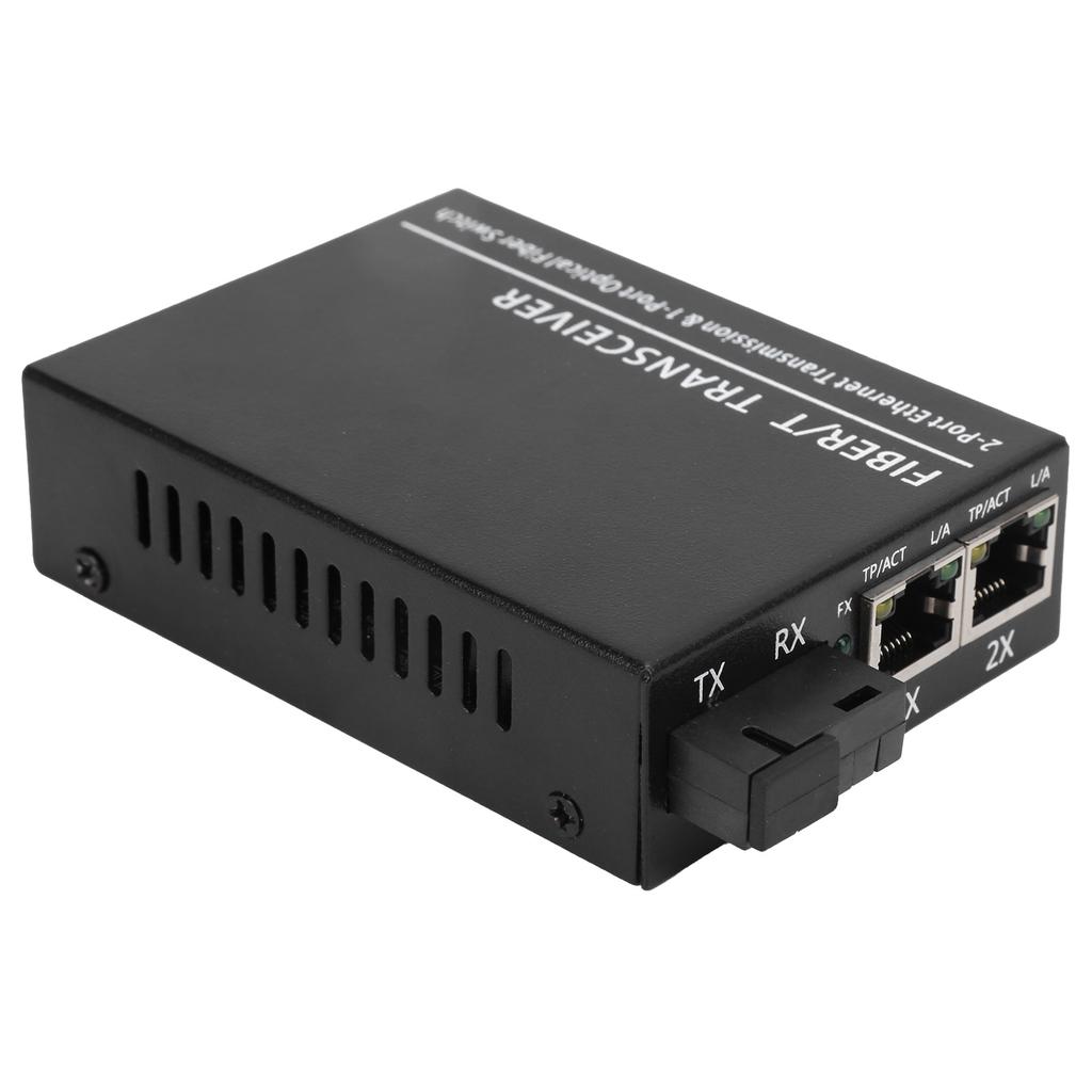 XXS1F2G POE Fiber Optical Transceiver with SC FC ST SFP Interface Fiber Transceiver DC5V 2A