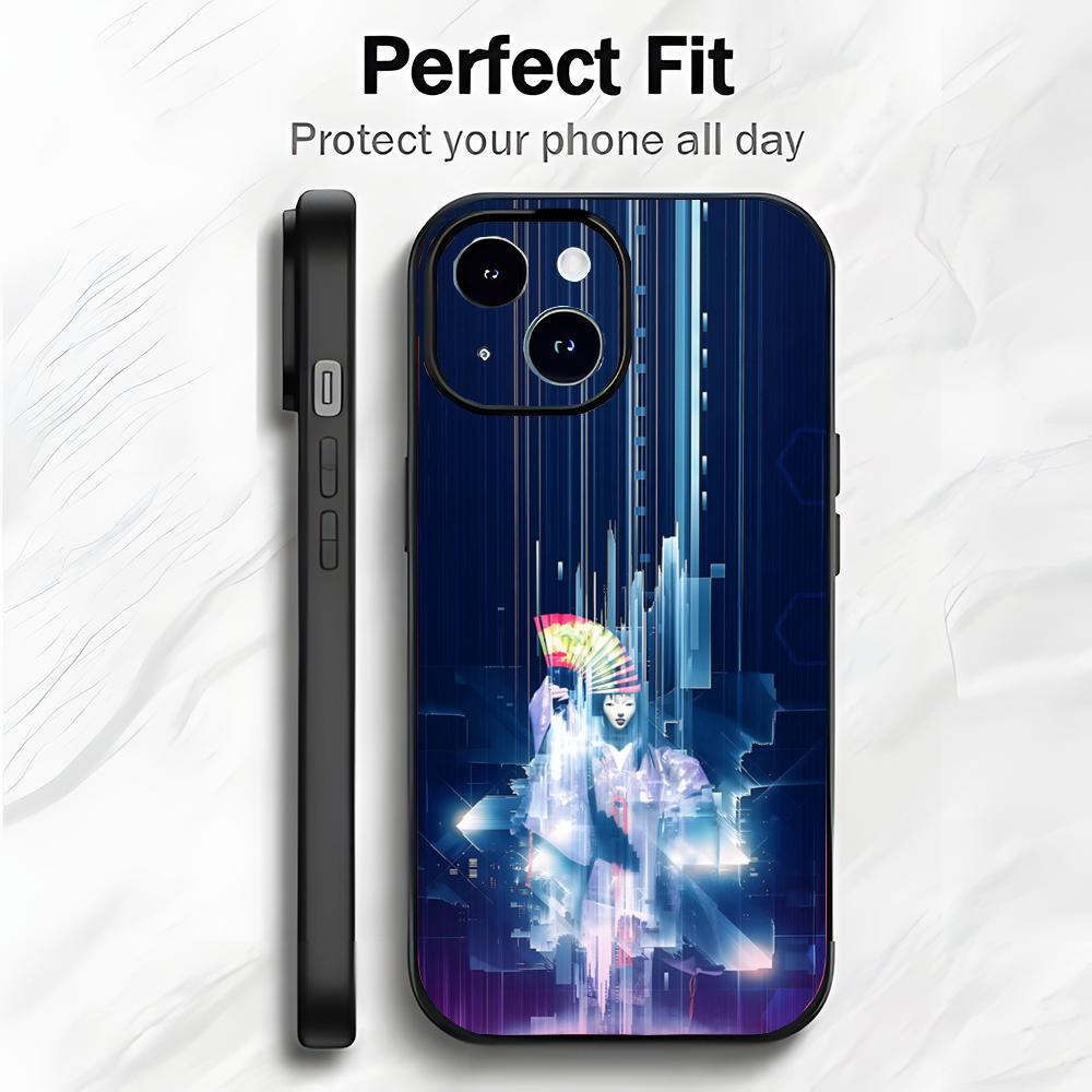 Киберпанк Классическое Аниме G-Ghost In The Shell Чехол для Телефона Чехол для Телефона Мягкая Упаковка Легкий Для iPhone17 16 15 14 13ProMax