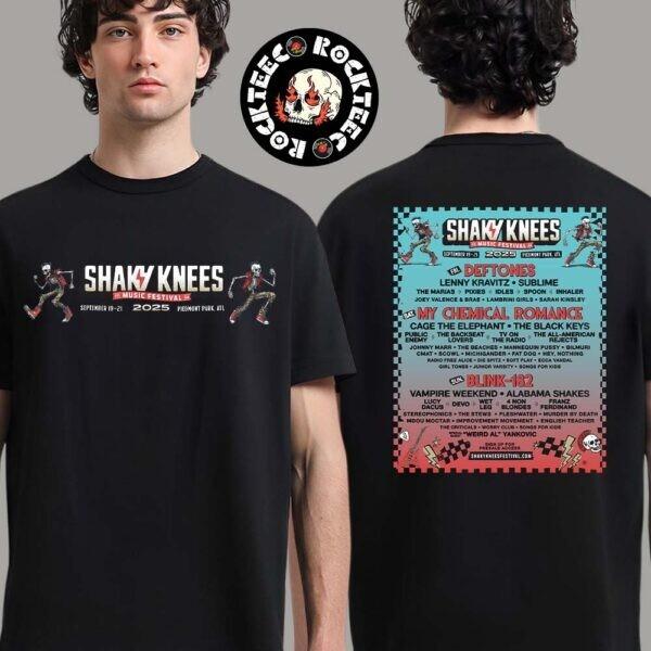 Shaky Knees Music Festival 2025 On September 19 21 2025 T-Shirt Unisex T-Shirt