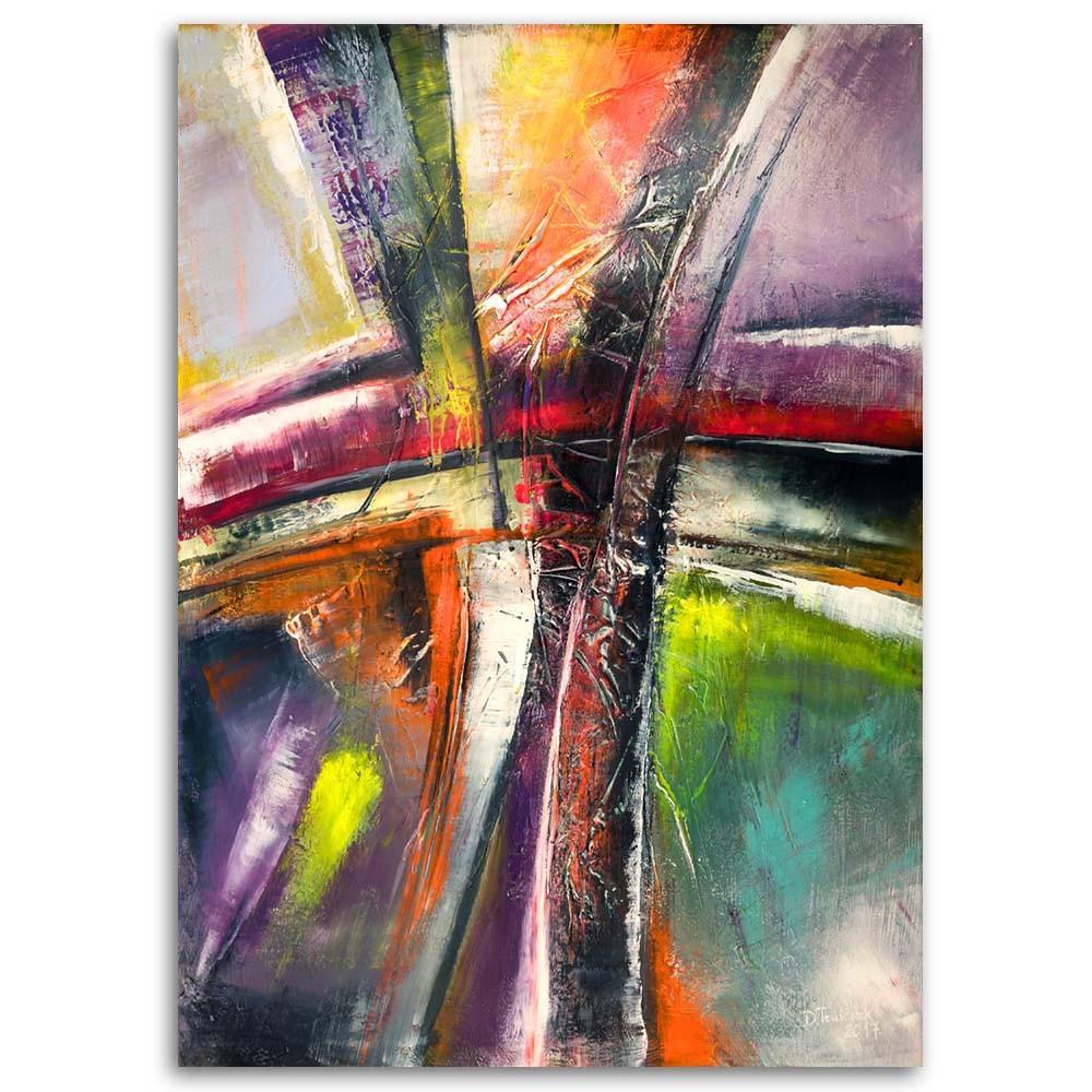 Холст, Красочная абстракция