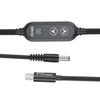 USB C Power Cord with 28 Adapters 100W Highest Efficiency Variable Power Supply DC5.5 Type C Charging Cable 120cm