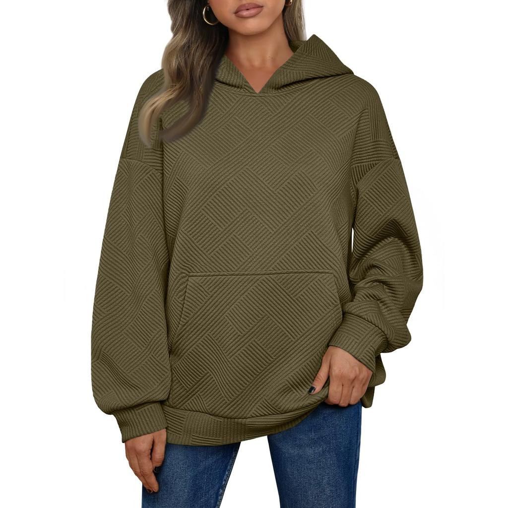 Женские однотонные пуловеры оверсайз свитшоты пуловеры модная одежда с карманами