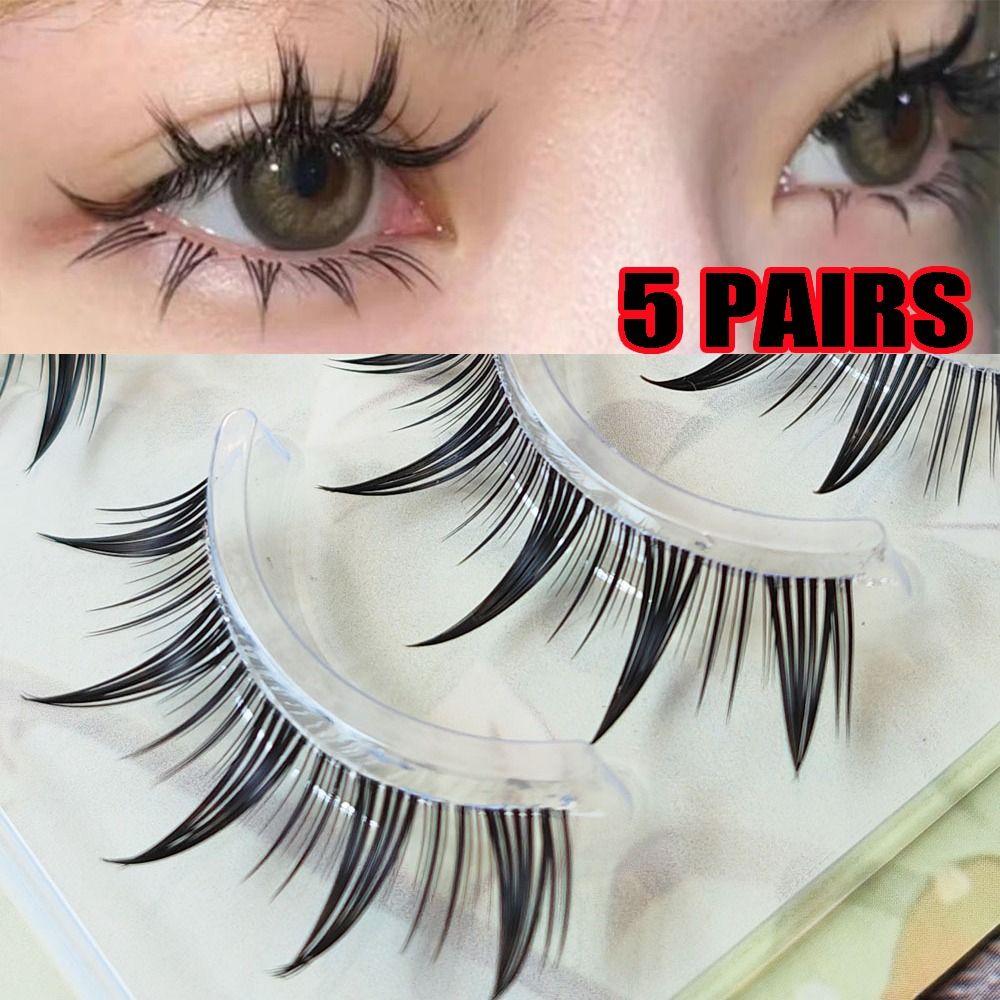 Wet Wet Eye Lashes Japanese Fake Lashes Handmade False Eyelashes  for Comic Cosplay