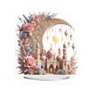 Dreamy Moon 2D Desktop Decoration Ornament, Acrylic Ornament