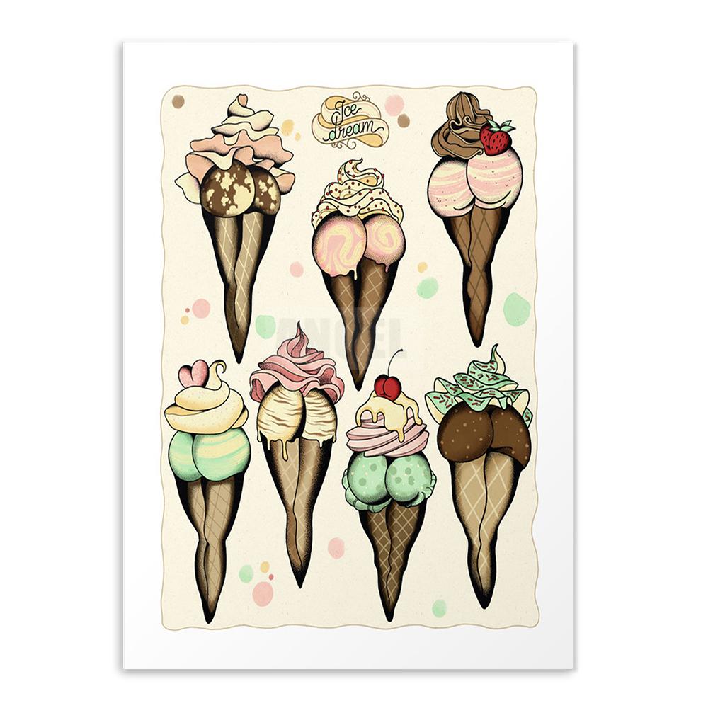 Не забывай свои корни Арт Кактус Сексуальный Гриб Постер Принт Антикварное Настенное Искусство Постеры и Принты Домашний Декор для Гостиной