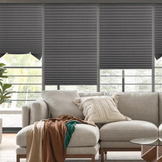 Самоклеящиеся плиссированные шторы, полузатемняющие окна, жалюзи, шторы для управления светом на балконе, в спальне, гостиной, автофургоне