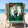 Boston Basketball Quick-Dry Microfiber Beach Towel Super Soft & Absorbent for Bath, Beach, Travel  Bath Time Accessory, Fan gifts