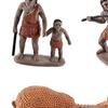 12 Pieces Mini Prehistoric Animal Model Ancient Figurines Primitive Men Toy