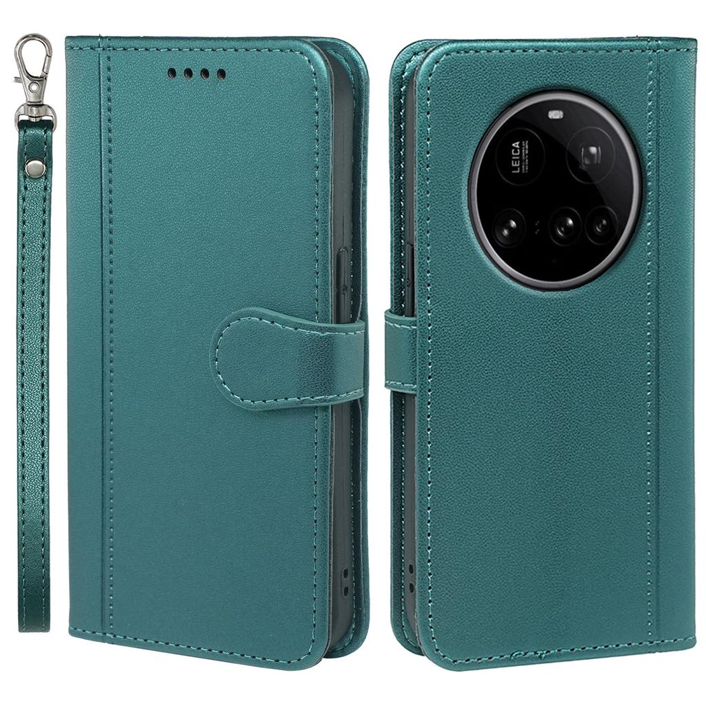 For Xiaomi 15 Ultra Wallet Case Magnetic Snap Leather Phone Cover with Strap
