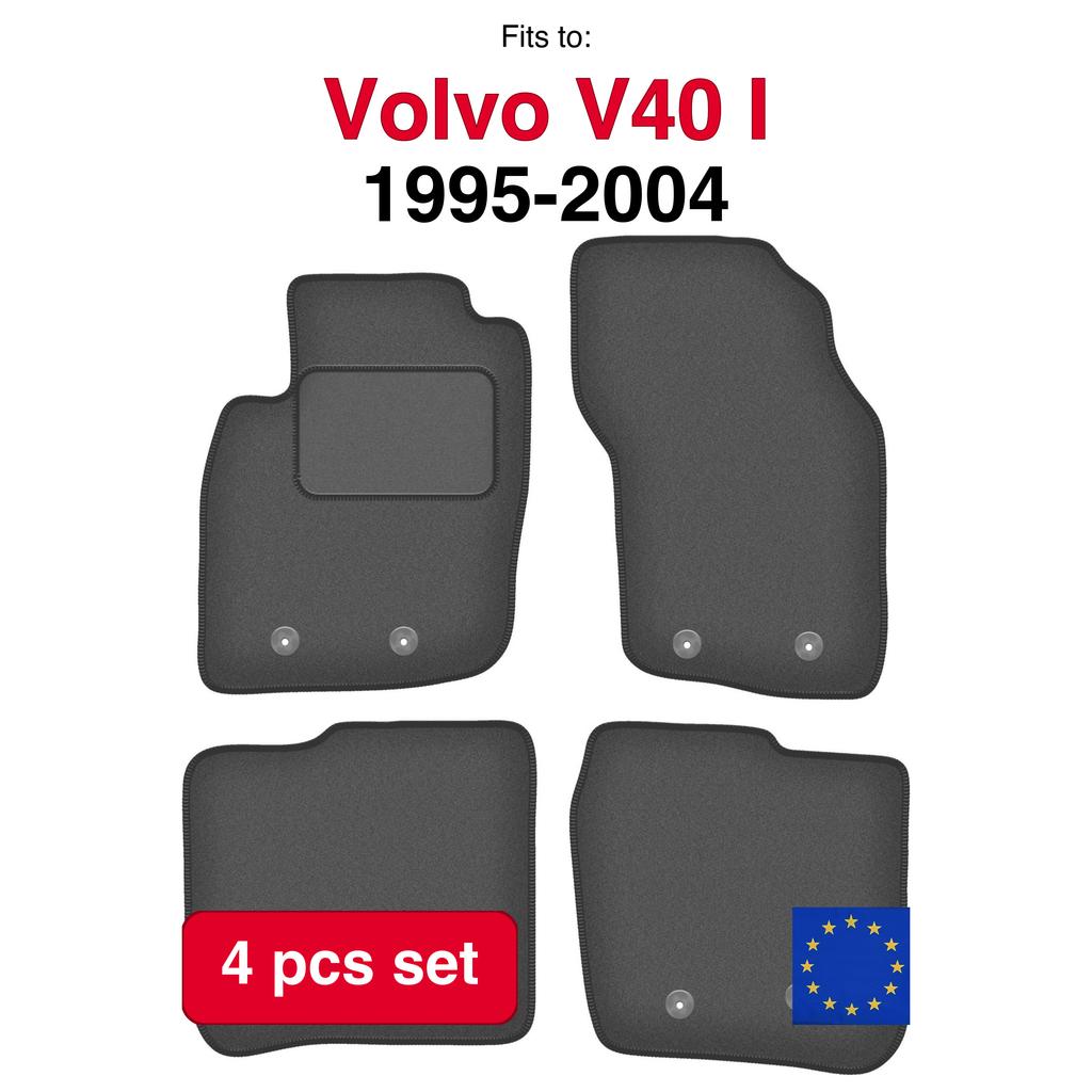 Velour Car Mats For Volvo V40 I Estate (1995-2004)