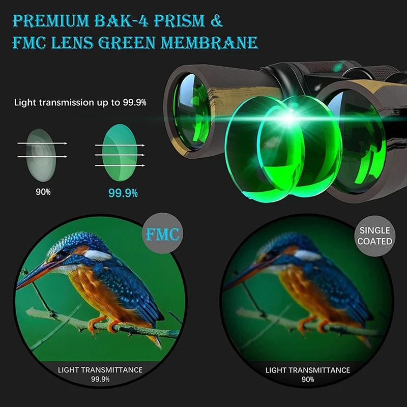 Бинокли наивысшей мощности/телескоп ночного видения Хд бинокулярный