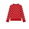New FILA HERITAGE Sweater Women's Rhythmic Red F11W518402F-PK