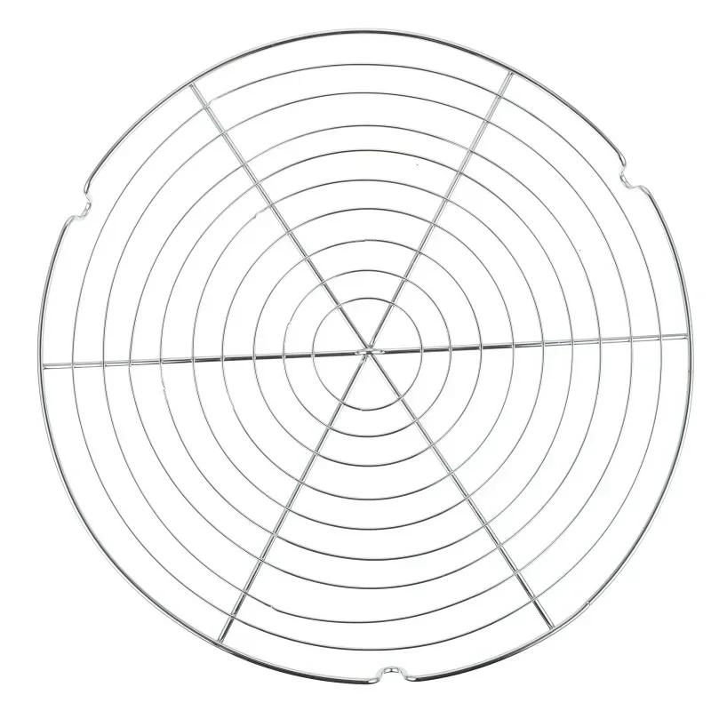 Решетка для охлаждения торта, круглого печенья, выпечки, жарки, решетки для пароварки, подставка, противень, паровое масло, пекарня, нержавеющая сталь, решетка для выпечки