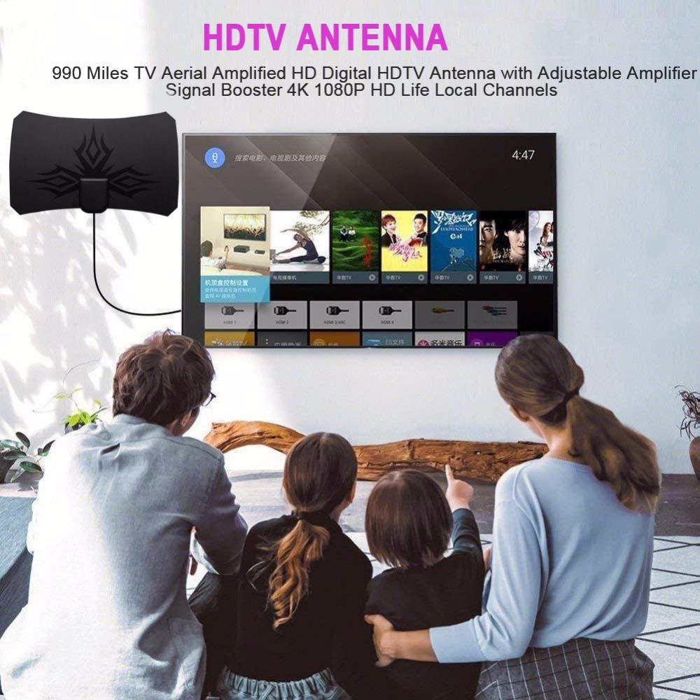 2025 ATSC 4K 1080P HDTV Антенна DVB T2 Дизайн Пламени Цифровая ТВ-антенна Улучшенный Прием Сигнала