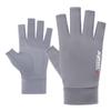 Outdoor Sports Sun Protection Anti-UV Riding Gloves Ice Silk Gloves Five-Fingers Driving Gloves
