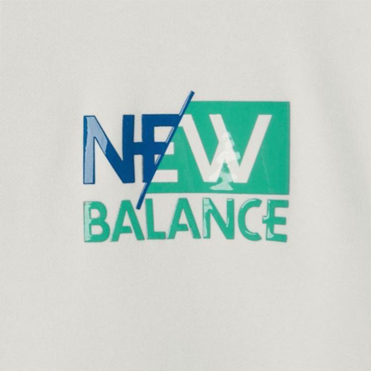 New Balance Толстовка мужская белая AMT11314-WT
