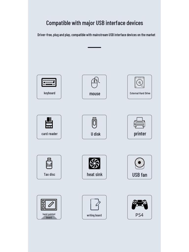 USB-C High-Speed 3.0 Hub: 4-Port Laptop Expansion Dock